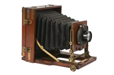 Lot 42 - A J. Lancaster & Son Euryscope Half Plate Instantograph Camera