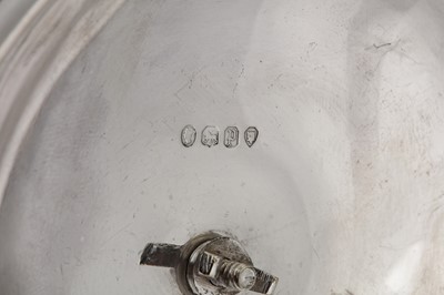 Lot 375 - A Victorian sterling silver and frosted glass butter dish, London 1870/71 by Thomas Bradbury & Sons