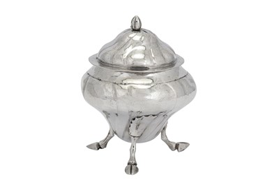 Lot 249 - A late 18th century Maltese silver covered sugar bowl, circa 1780 by Guiseppe Maniscalco di Andrea