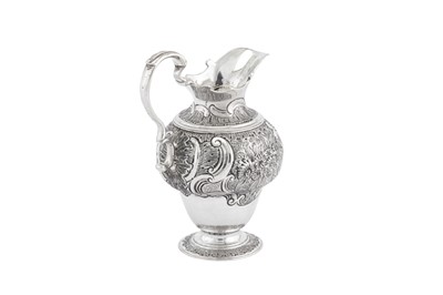 Lot 455 - A George II silver cream jug, London circa 1750 by John Pollock (this mark reg. 26th June 1739)