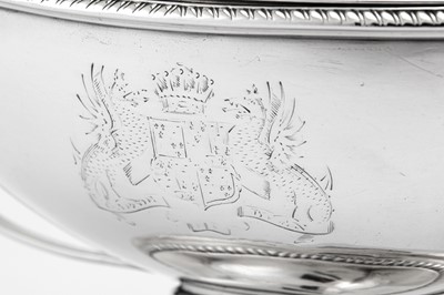 Lot 448 - A set of four George III sterling silver sauce tureens, London 1797 by Paul Storr (1771-1844, first reg. 12th Jan 1793)
