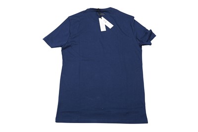 Lot 1330 - Versace Collection Blue Medusa Logo T-Shirt - Size M