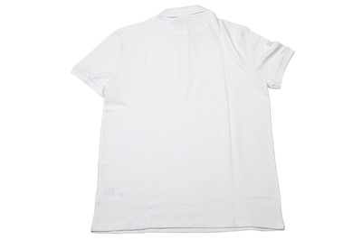 Lot 1288 - Versace Collection White Medusa Logo Polo Shirt - Size L