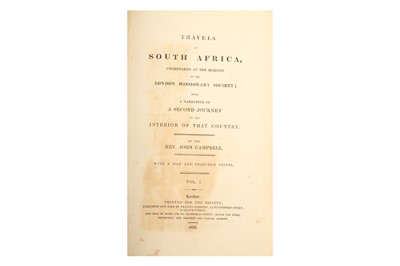 Lot 608 - Campbell (John) Travels in South Africa