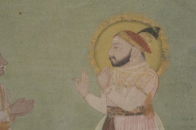 Lot 381 - A PORTRAIT OF MAHARANA SANGRAM SINGH II OF MEWAR (1690 - 1734)