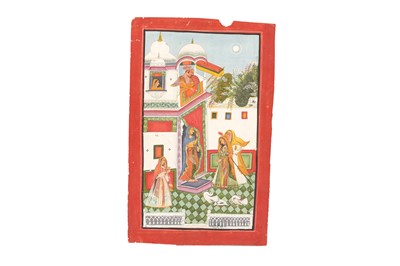 Lot 369 - AN ILLUSTRATION TO A RAGAMALA SERIES: THE LOVERS MEET