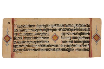 Lot 380 - SEVEN ILLUSTRATED LOOSE FOLIOS FROM A JAIN MANUSCRIPT