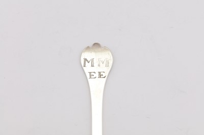 Lot 318 - A William & Mary sterling silver trefid spoon, London 1689 by James Lapley