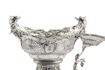 Lot 449 - A George III sterling silver epergne, London 1762 by Charles Frederick Kandler (this mark registered 24th June 1758)