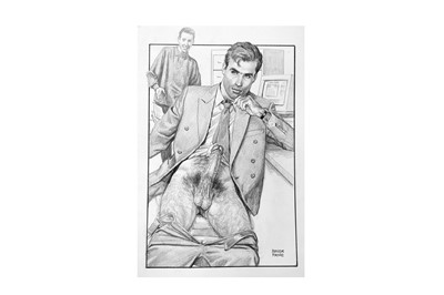 Lot 1175 - Payne (Roger) - Collection of 20 original homoerotic pencil drawings and associated items