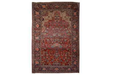 Lot 283 - A Kashan prayer rug, Central Persia, circa 1910-20