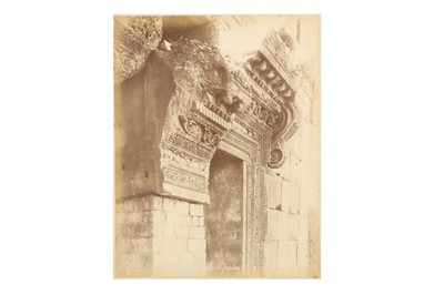 Lot 883 - A SELECTION OF BALBECK VIEWS BY FELIX BONFILS (1831 - 1885)