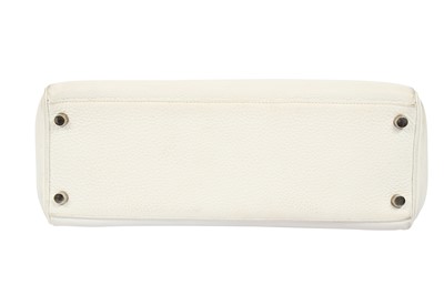 Lot 482 - Hermes White Togo Kelly Retourne 35
