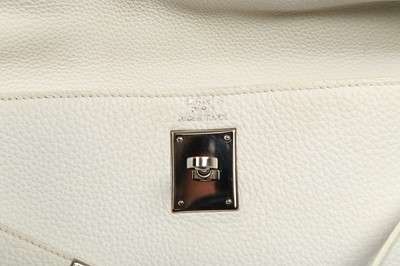 Lot 482 - Hermes White Togo Kelly Retourne 35