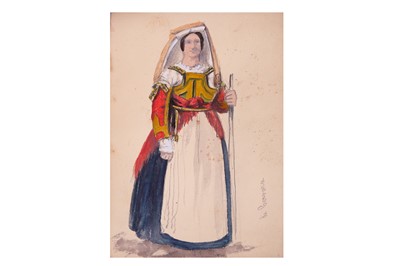 Lot 658 - Vacher (Charles) An album of sketches and watercolours from a tour through Europe