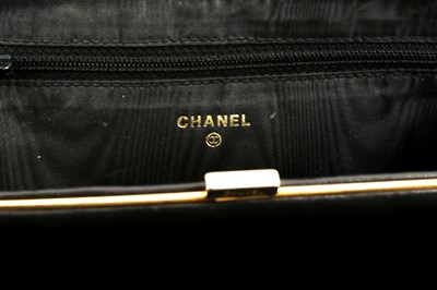 Lot 1317 - Chanel Black CC Logo Zip Around Wallet