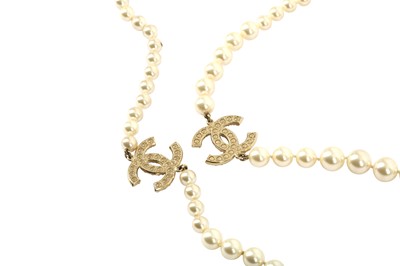 Lot 1205 - Chanel CC Logo Sautoir Necklace