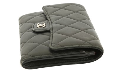 Lot 1319 - Chanel Black Classic Medium Flap Wallet