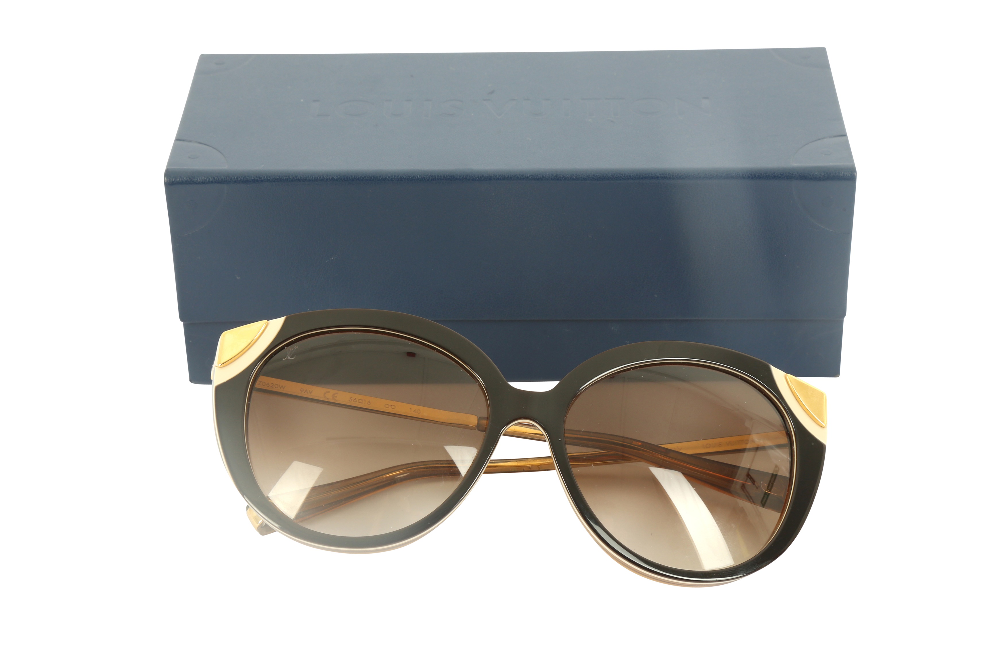 Sold at Auction: New in Box Louis Vuitton Aviator Sunglasses