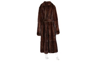 Lot 200 - Fendi Brown FF Monogram Mink Coat