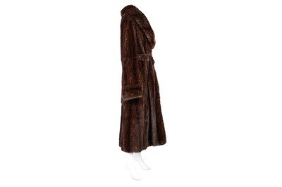 Lot 200 - Fendi Brown FF Monogram Mink Coat