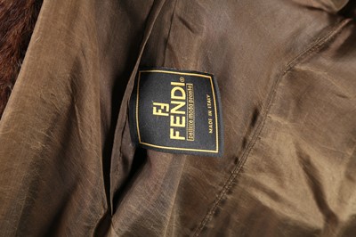 Lot 200 - Fendi Brown FF Monogram Mink Coat