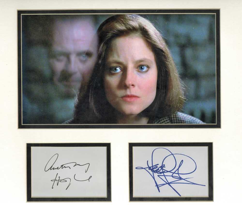 Lot 231 - The Silence of the Lambs.- Anthony Hopkins & Jodie Foster