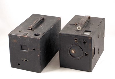 Lot 35 - An Adams & Westlake 'Adlake Regular' Box Camera & another, Un-named.