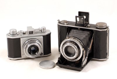 Lot 593 - Two Early Olympus Cameras