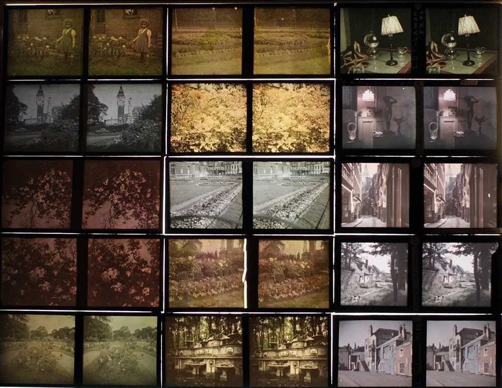 Lot 898 - Small-Group of Stereo Autochromes by L D