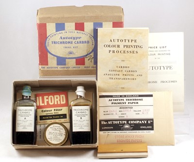 Lot 603 - A Group of Rare Early Colour Processing Kits & Accessories