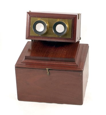 Lot 139 - A Good Smith, Beck & Beck Folding Table-Top Stereo Viewer, circa 1860