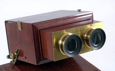 Lot 139 - A Good Smith, Beck & Beck Folding Table-Top Stereo Viewer, circa 1860