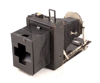 Lot 640 - An Uncommon Ernemann Heag XV & a SOM Folding Plate Camera