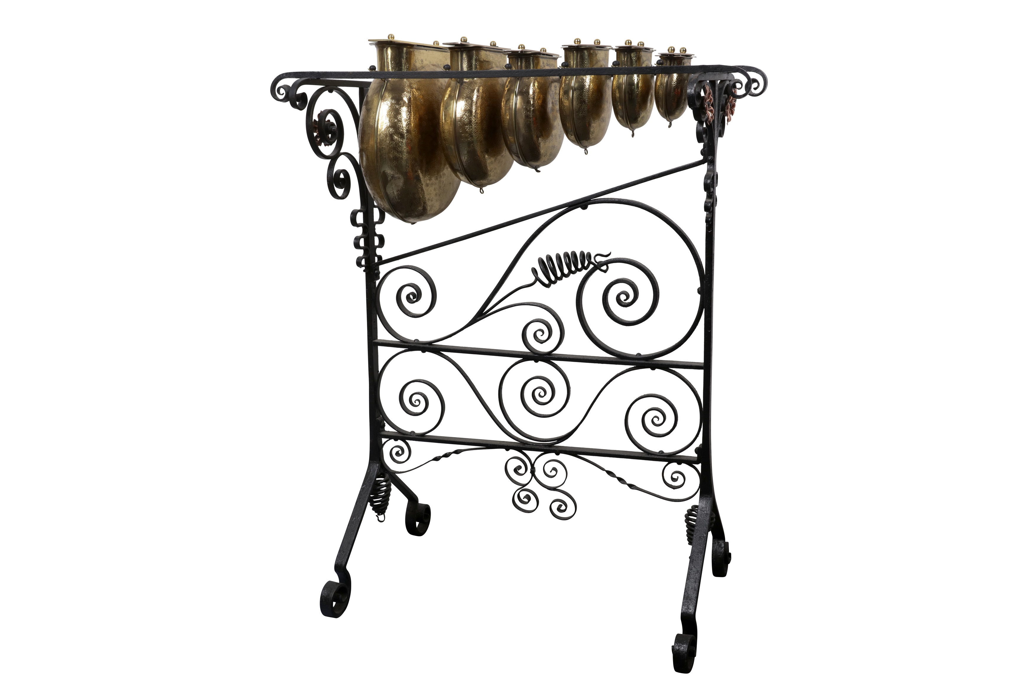 Lot 122 A LATE 19TH CENTURY ENGLISH ARTS AND CRAFTS