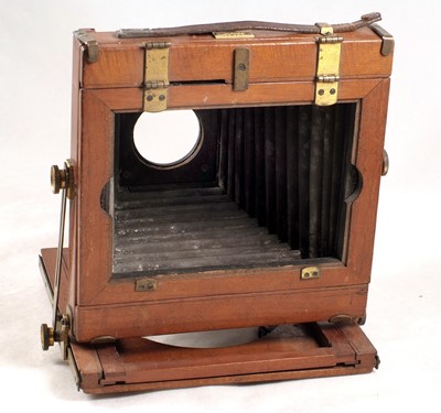 Lot 707 - A Half Plate & a Quarter Plate Camera for SPARES or REPAIRS.