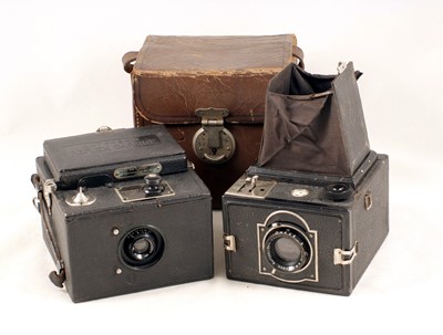 Lot 719 - A Pair of Reflex Roll Film Box Cameras