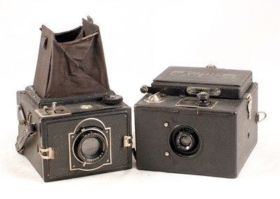 Lot 719 - A Pair of Reflex Roll Film Box Cameras