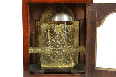 Lot 176 - A FINE LATE 18TH CENTURY MAHOGANY AND BRASS MOUNTED TABLE CLOCK SIGNED JOHN LAMBERT, LONDON