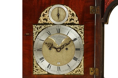 Lot 176 - A FINE LATE 18TH CENTURY MAHOGANY AND BRASS MOUNTED TABLE CLOCK SIGNED JOHN LAMBERT, LONDON