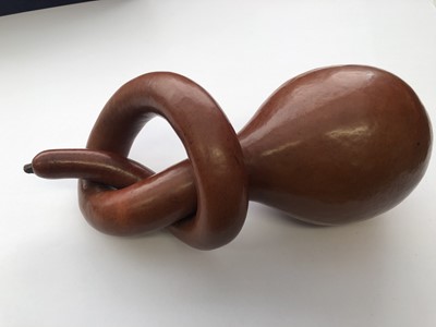 Lot 61 - A CHINESE NATURAL GOURD.