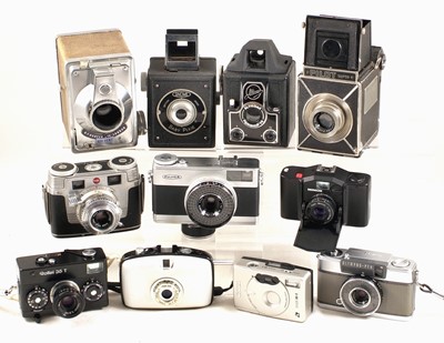 Lot 515 - A Good Selection of Cameras to include Gilbert, Rollei 35T, Kodak Sygnet etc