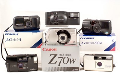 Lot 501 - Olympus MJU & Other Compact Cameras