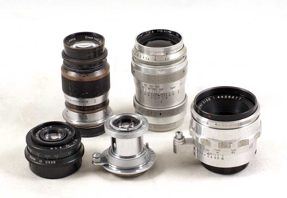 Lot 675 - Group of L39 & Other Lenses inc an Exakta