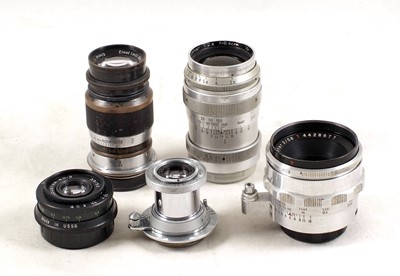 Lot 675 - Group of L39 & Other Lenses inc an Exakta Fit Biotar.