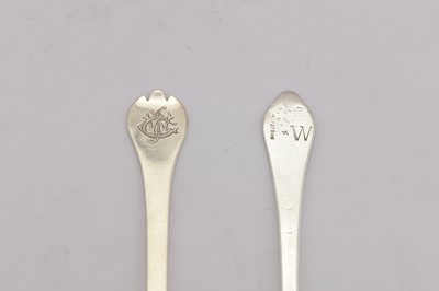 Lot 316 - A Queen Anne Britannia standard tablespoon, London circa 1705 by Lawrence Coles (reg. April 1697)