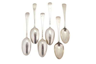 Lot 308 - A mixed group of George II / III sterling silver tablespoons