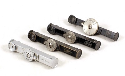 Lot 614 - Black Leica FODIS & Other Rangefinders