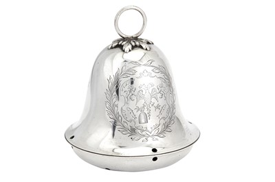 Lot 430 - A George VI sterling silver copy of the Lanark bell, London 1945 by Wakely and Wheeler