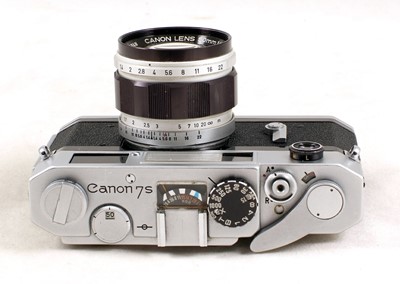 Lot 85 - Canon 7sZ Rangefinder Camera & 50mm f1.4 Lens.